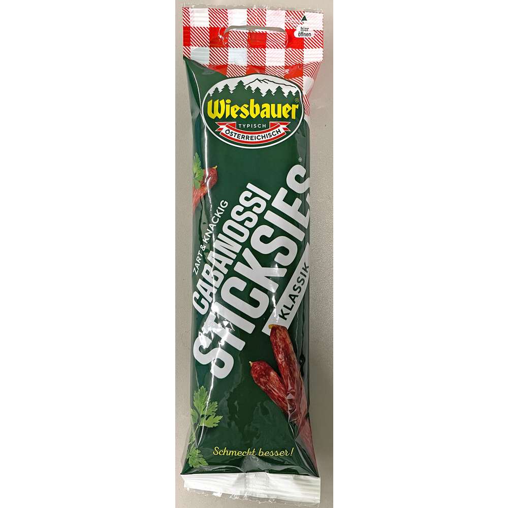 Produktabbildung Wiesbauer Cabanossi Sticksies Klassik