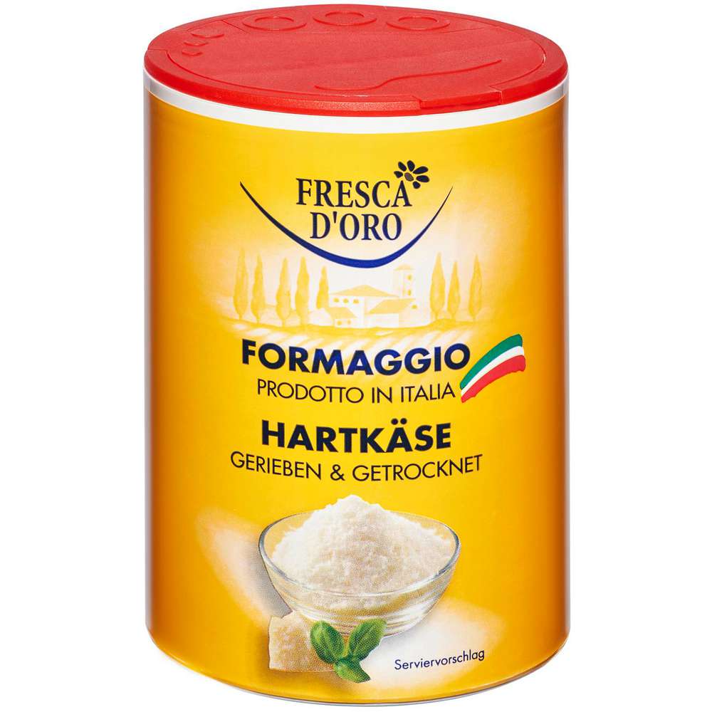 Produktabbildung Fresca d'Oro Hartkäse, gerieben & getrocknet