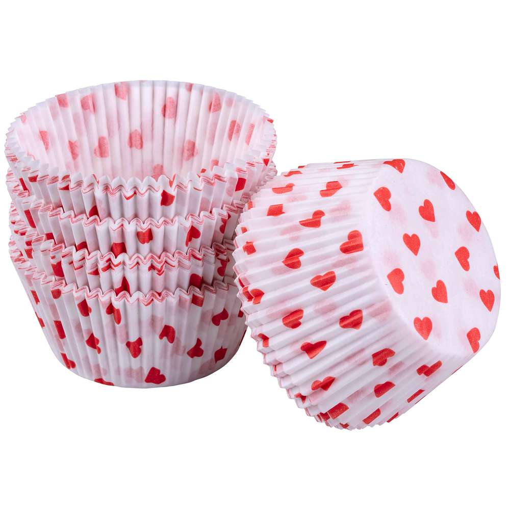 Produktabbildung Zenker Papier-Backförmchen, Herz