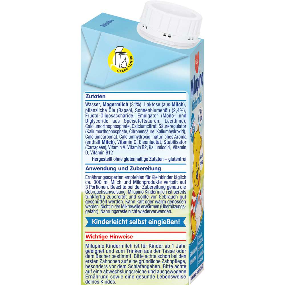 Produktabbildung Milupa Kindermilch Milupino, Folgemilch 