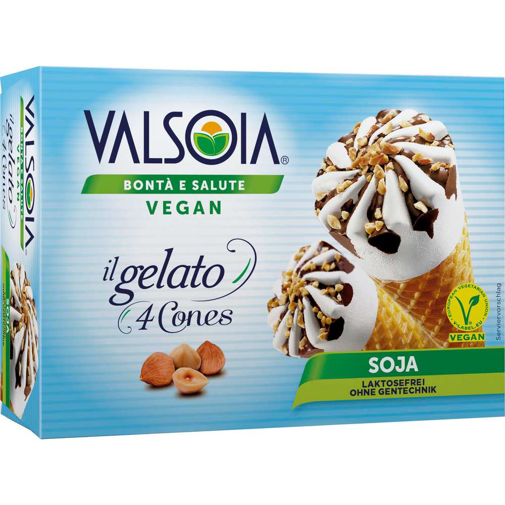 Produktabbildung Valsoia Waffeleis Nusshörnchen