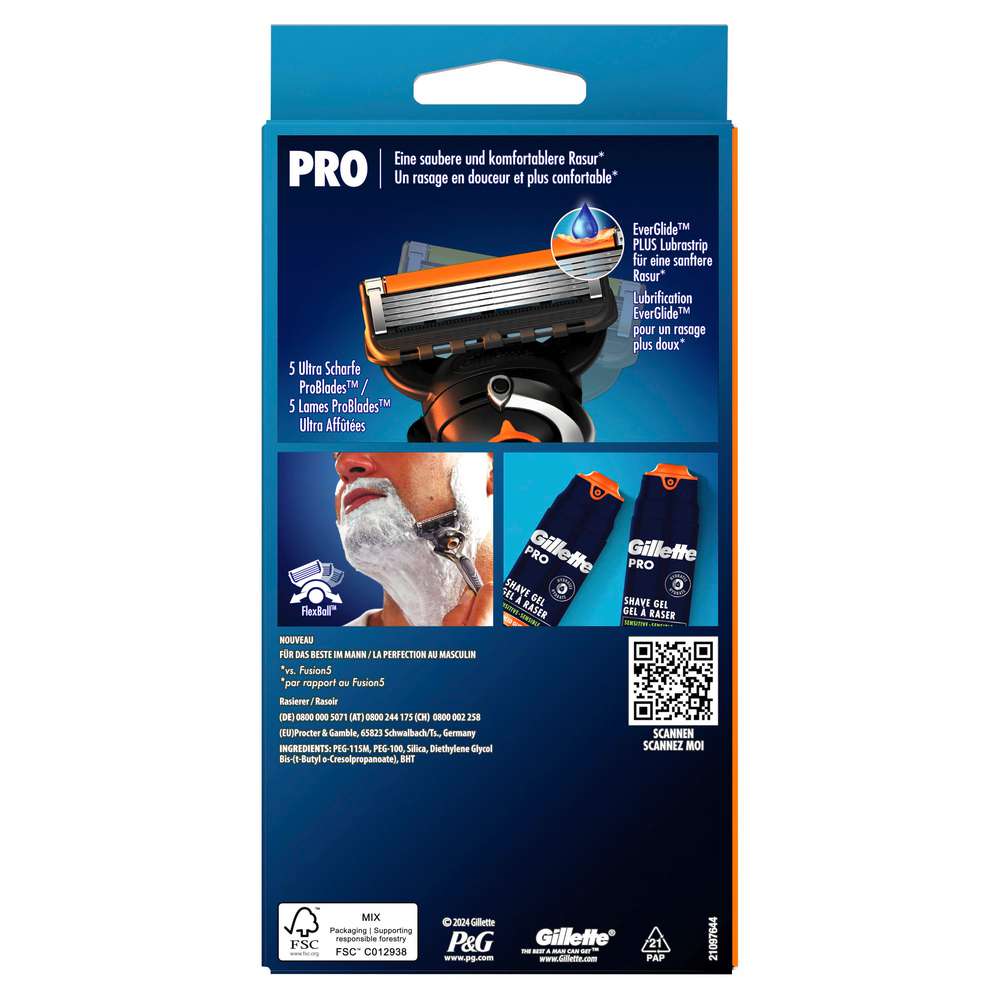 Produktabbildung Gillette ProGlide Flexibler Rasierer + 1 Klinge