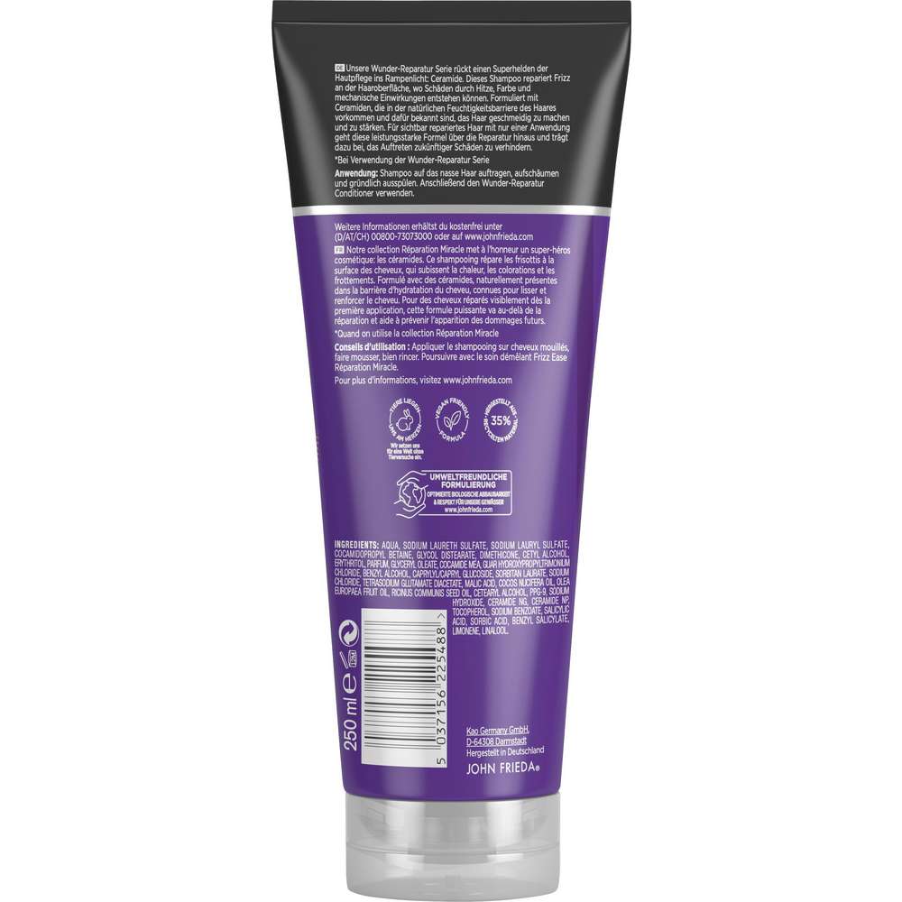 Produktabbildung John Frieda Shampoo Frizz Ease, Wunderreparatur