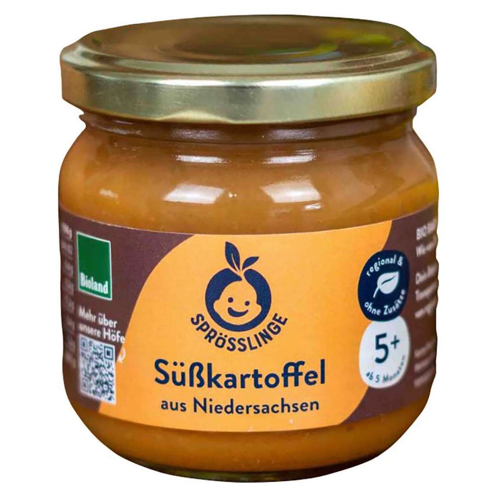 Produktabbildung sprösslinge Babynahrung, Süßkartoffel