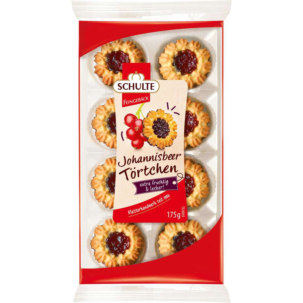 Produktabbildung Schulte Johannisbeertörtchen