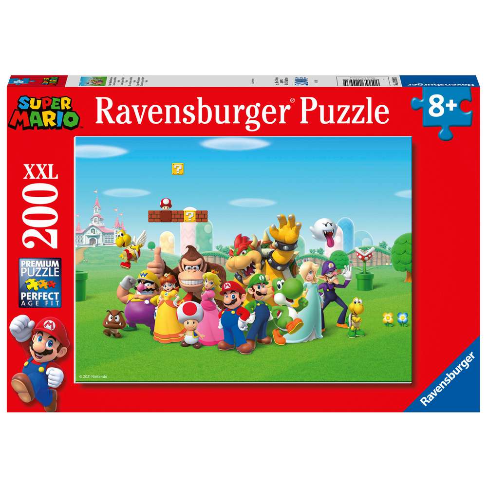 Produktabbildung Ravensburger Puzzle 200 Teile, Super Mario Abenteuer