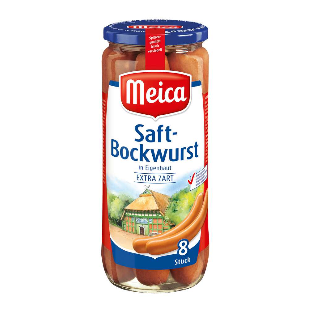 Produktabbildung Meica Saft-Bockwurst in Eigenhaut