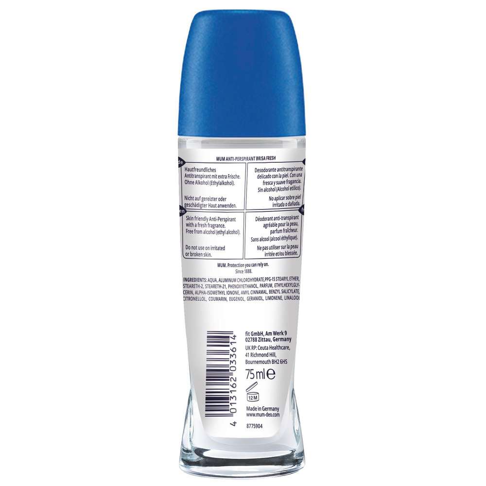Produktabbildung Mum Deo Roll on, Brisa Fresh