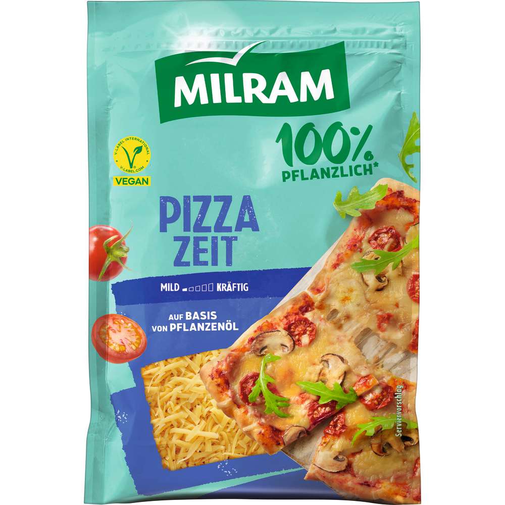 Produktabbildung Milram Reibekäse, Pizza Vegan
