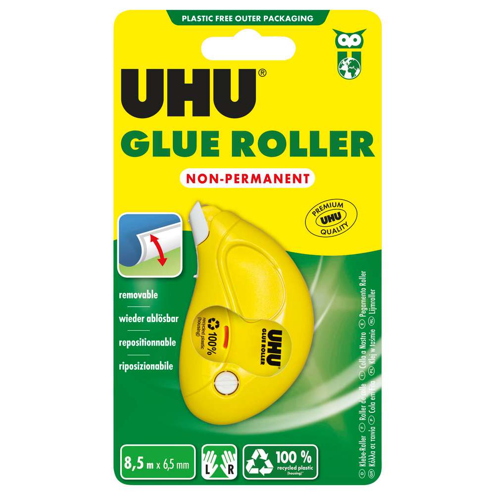 Produktabbildung UHU Glue Roller, Non-Permanent 8,5m x 6,5 mm