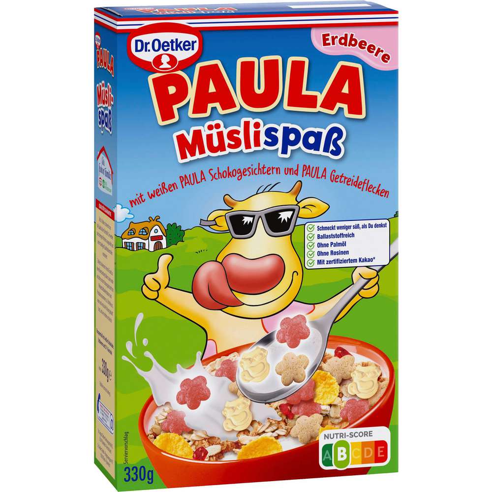 Produktabbildung Dr. Oetker Müslispaß, Paula Erdbeere 