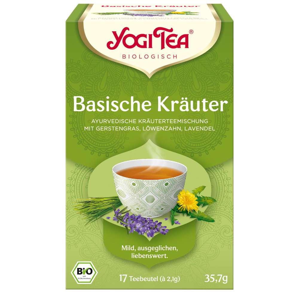 Produktabbildung Yogi Tea Bio Tee, Basische Kräuter