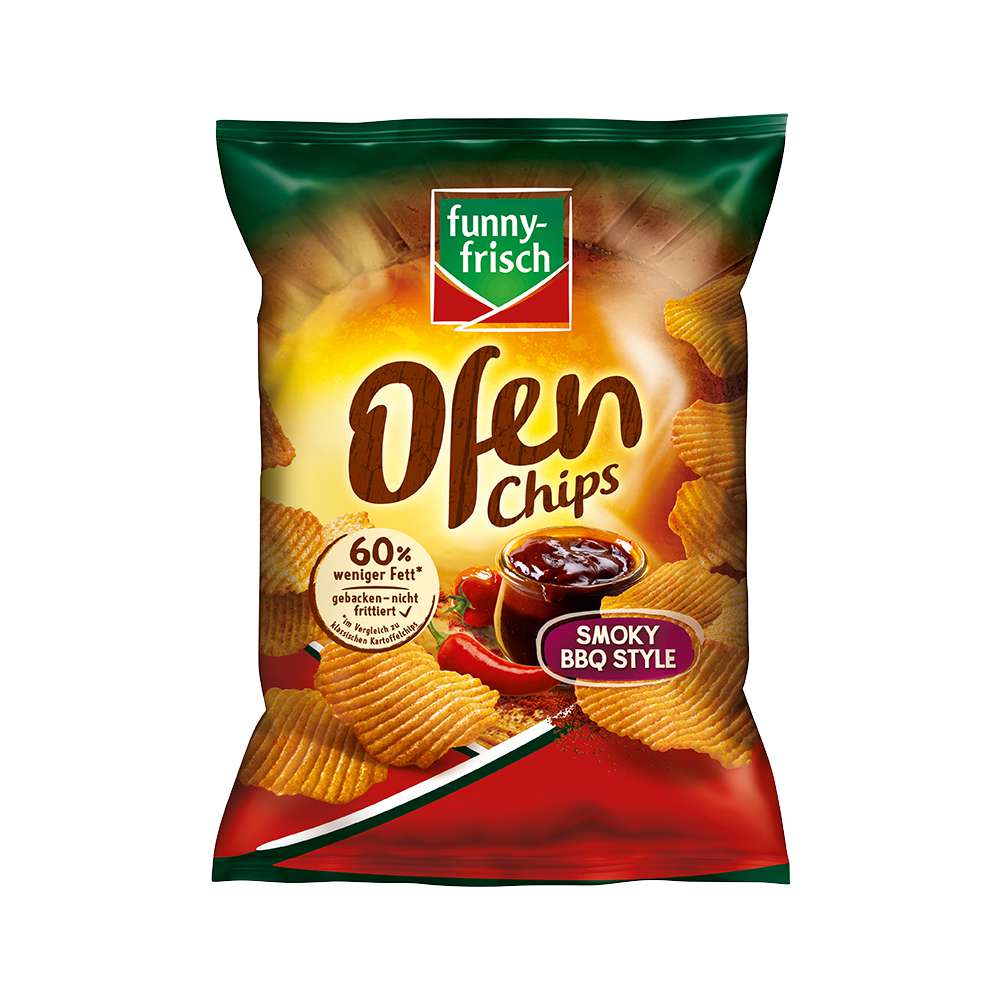 Produktabbildung funny-frisch Ofen Chips, Smoky BBQ Style