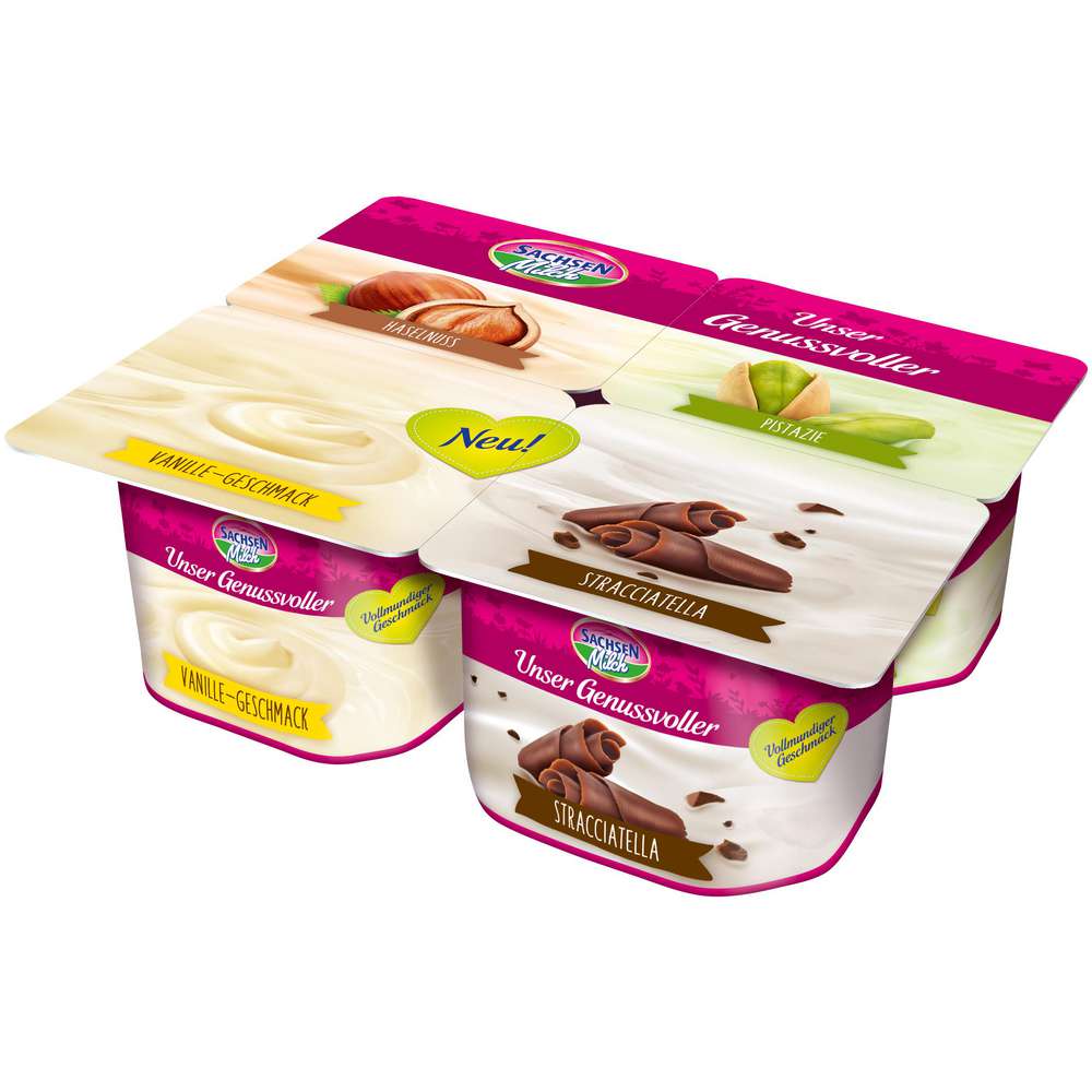 Produktabbildung Sachsenmilch Unser Genussvoller Joghurt, Mix