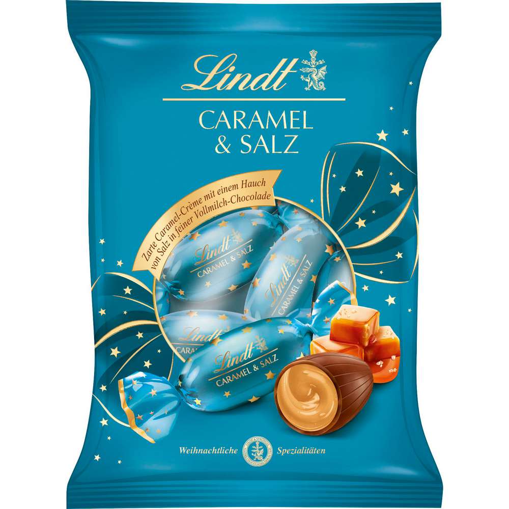 Produktabbildung Lindt Caramel & Salz Zapfen 