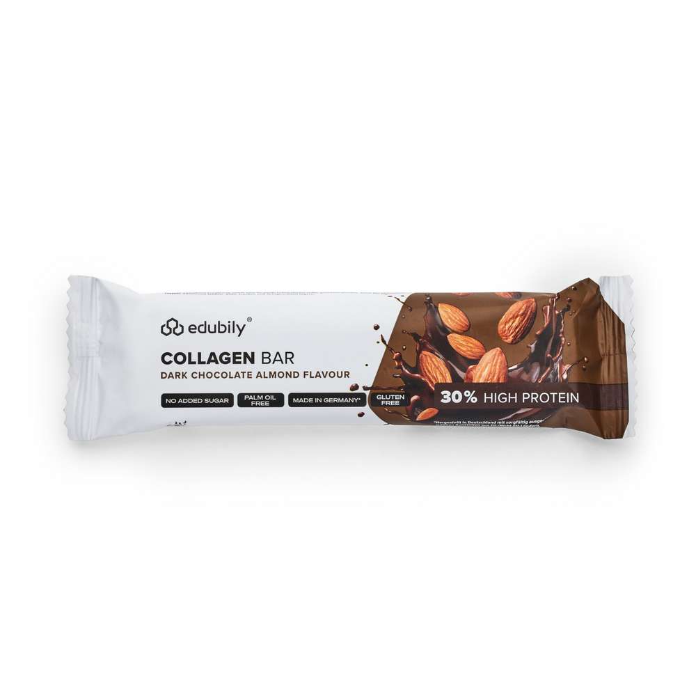 Produktabbildung edubily Collagen-Bar Dark Chocolate-Almond