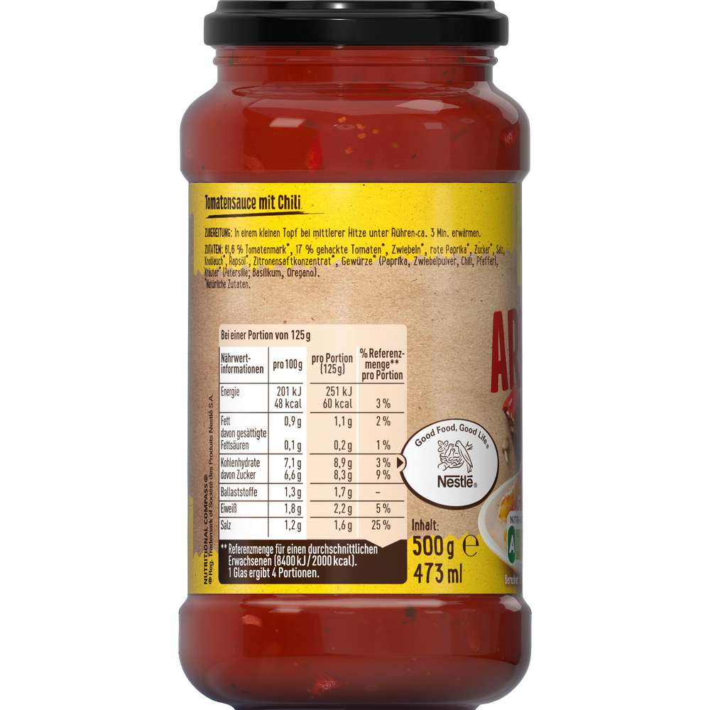 Produktabbildung Maggi Pastasauce Arrabbiata