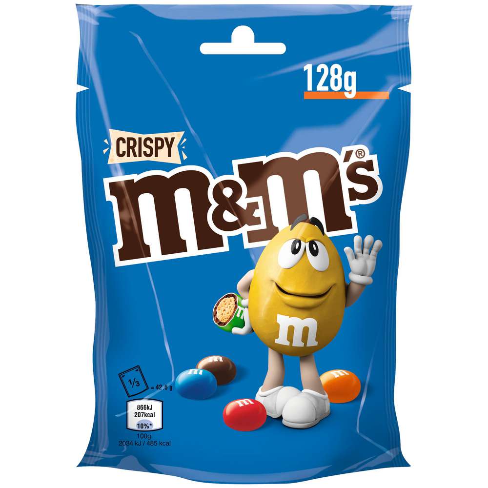 Produktabbildung M&M's Schokolinsen Crispy