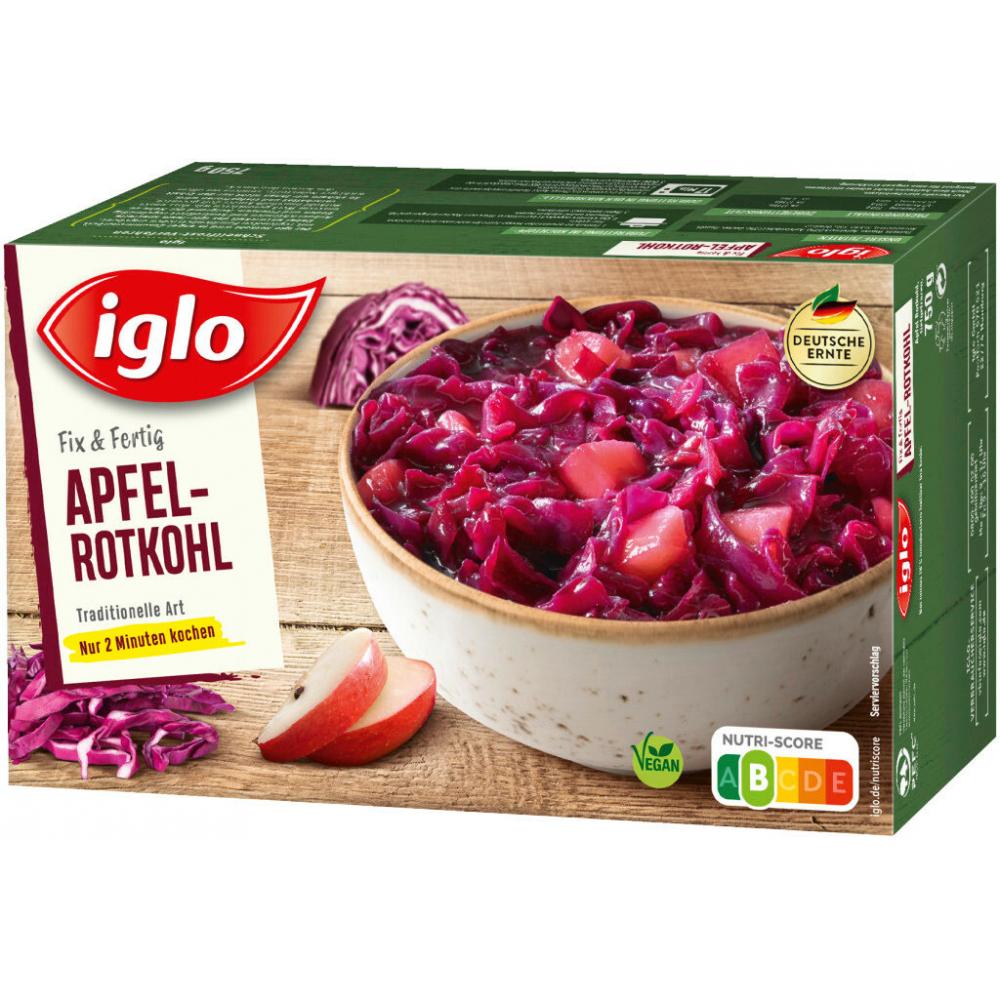 Produktabbildung keine Marke Iglo Apfel-Rotkohl, 750 g