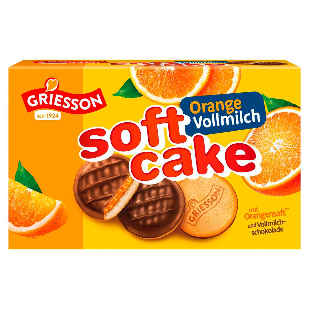 Produktabbildung Griesson Soft Cake, Orange-Vollmilch