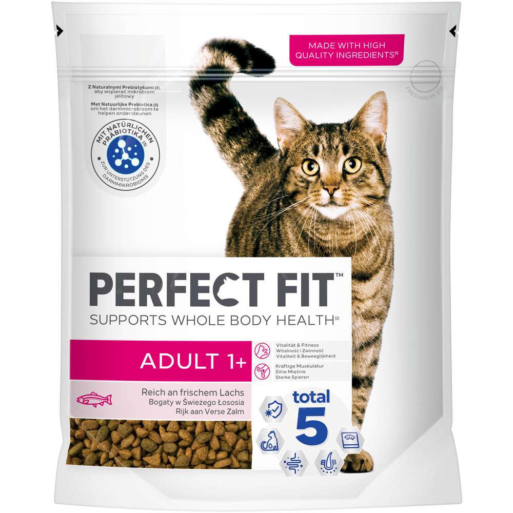Produktabbildung Perfect Fit Katzen-Trockenfutter, Adult, Lachs
