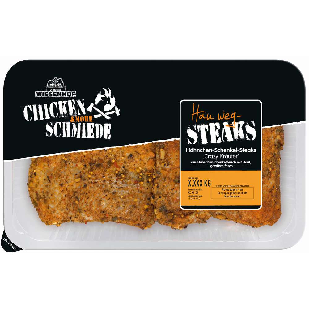 Produktabbildung Wiesenhof AmBoss Steaks Hähnchen-Oberkeule