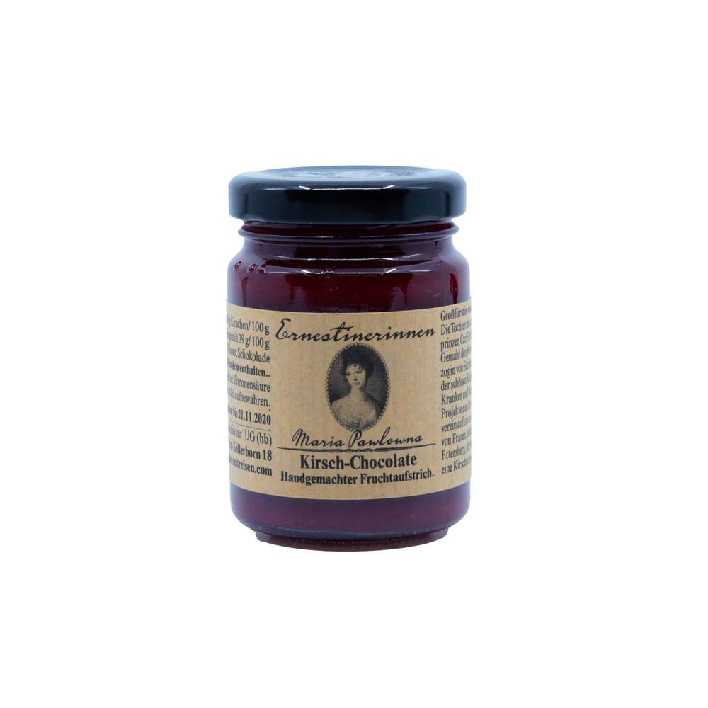 Produktabbildung Feinkost-Manufaktur Maria Pawlowna Kirsch/Schokolade Aufstrich