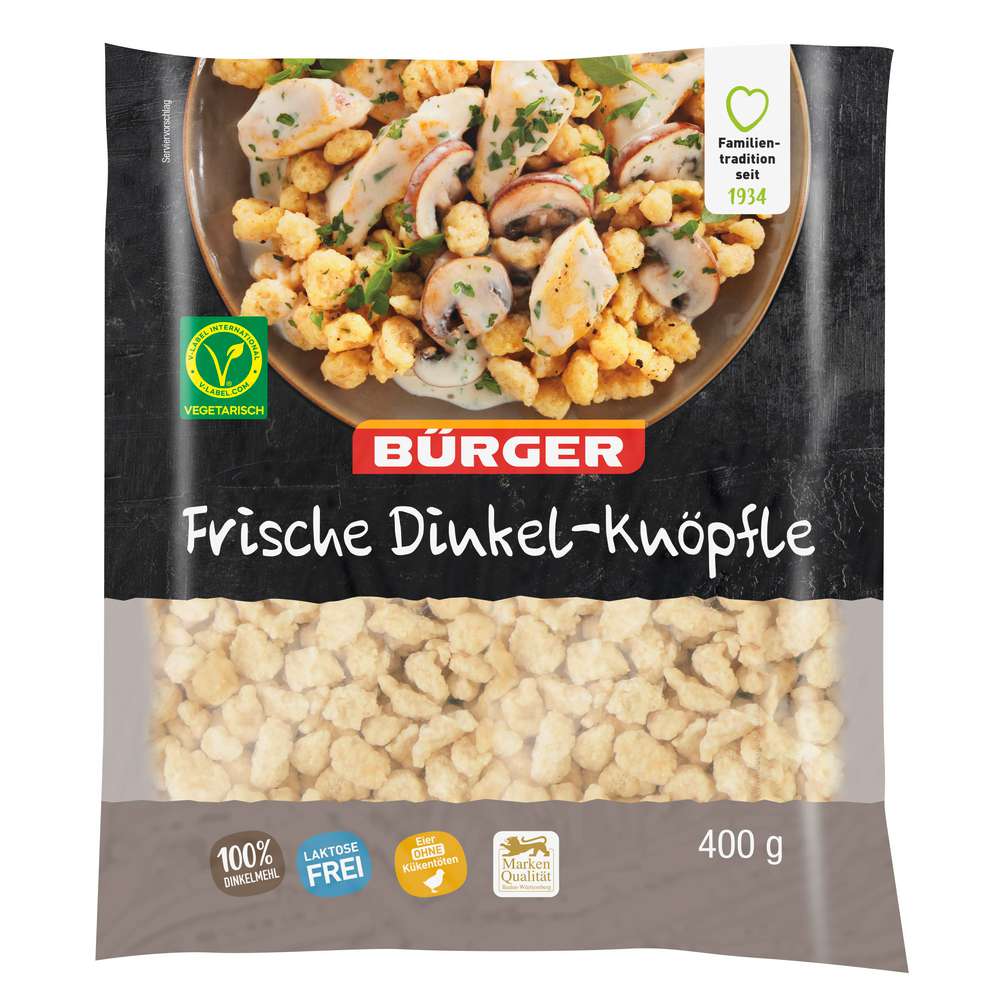 Produktabbildung Bürger Dinkelknöpfle 