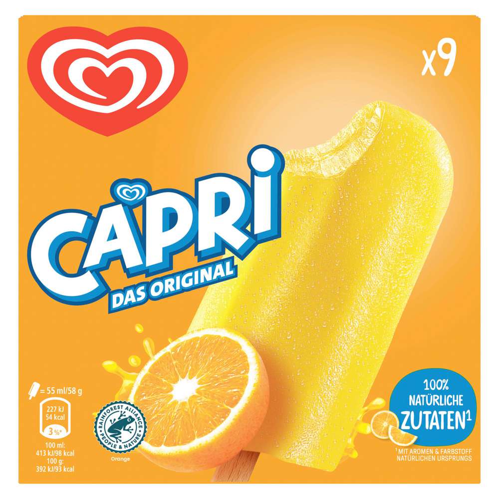 Produktabbildung Langnese Stiel-Eis Capri, Orange