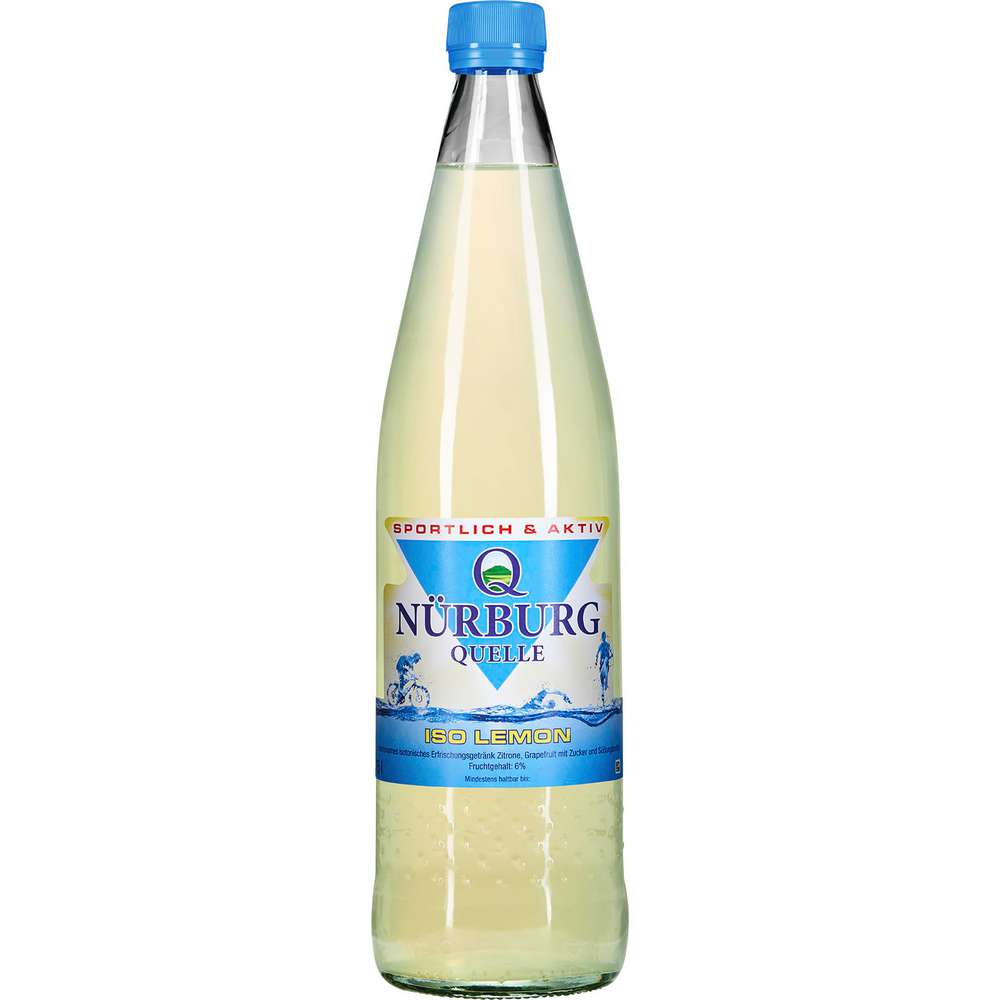 Produktabbildung Nürburg Quelle Iso Sport, Lemon