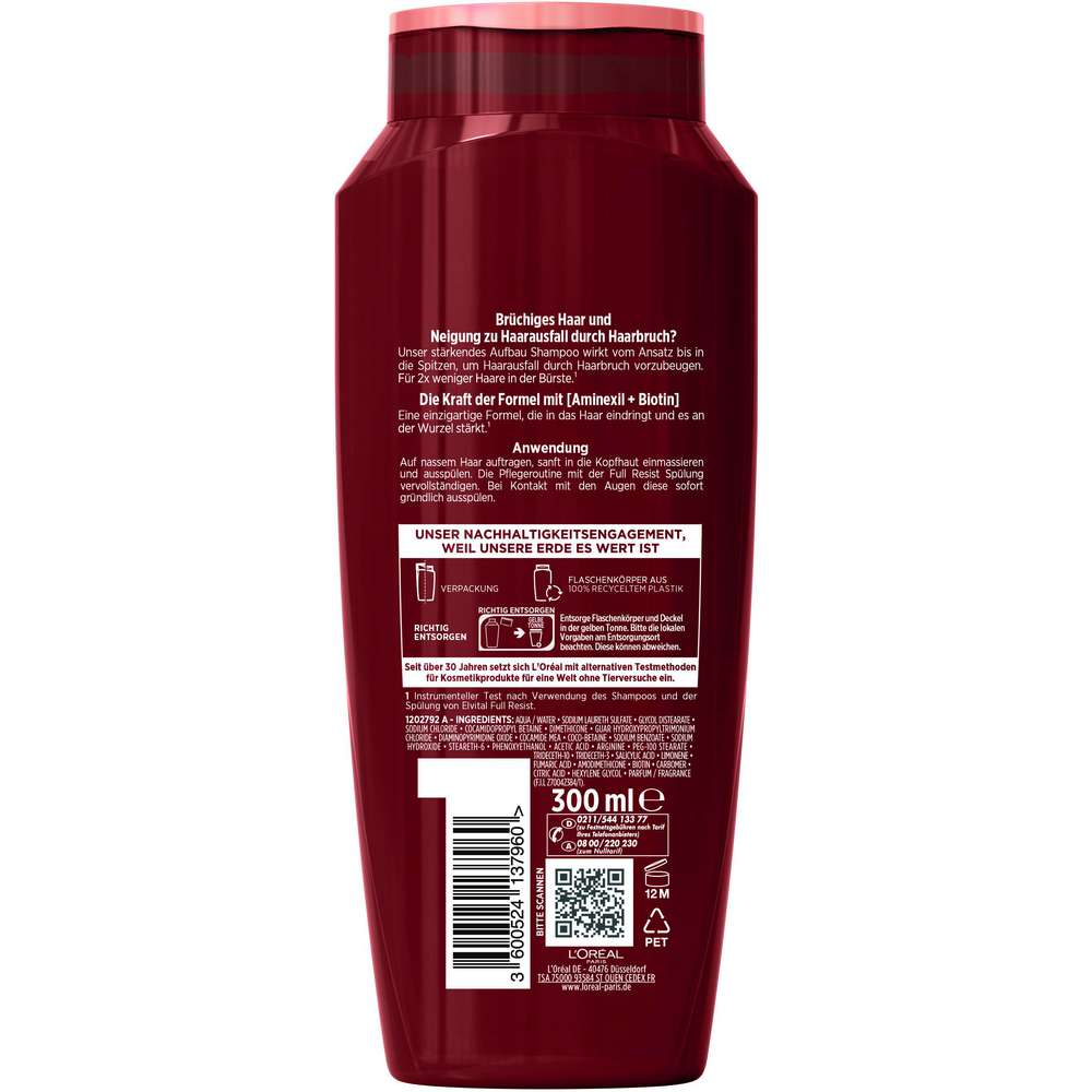 Produktabbildung L'Oreal Paris Elvital Shampoo, Full Resist