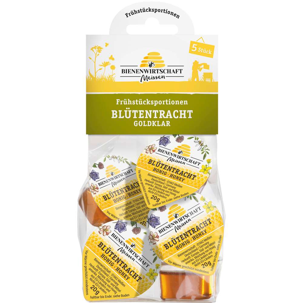 Produktabbildung Bienenwirtschaft Meissen Blütentracht Honig, goldklar