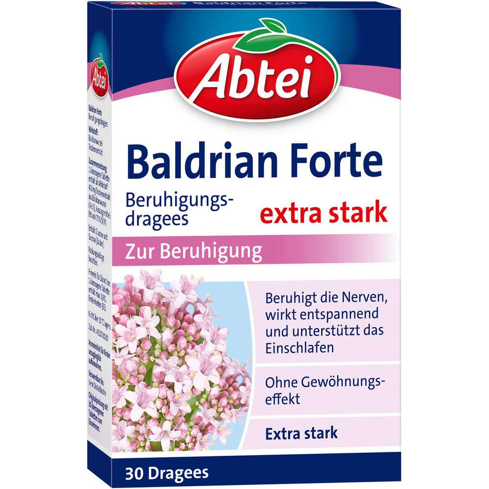 Produktabbildung Abtei Baldrian Forte Dragees