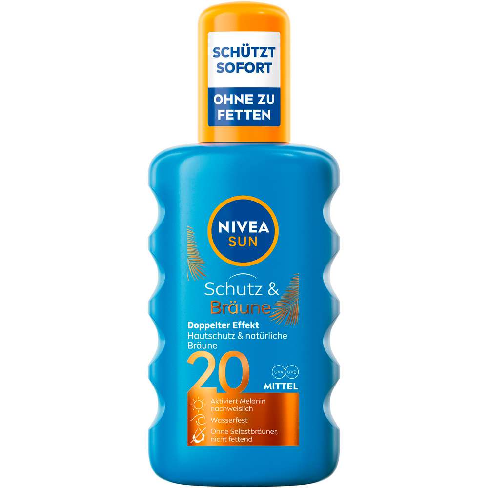 Produktabbildung Nivea Sun Schutz & Bräune LSF 20