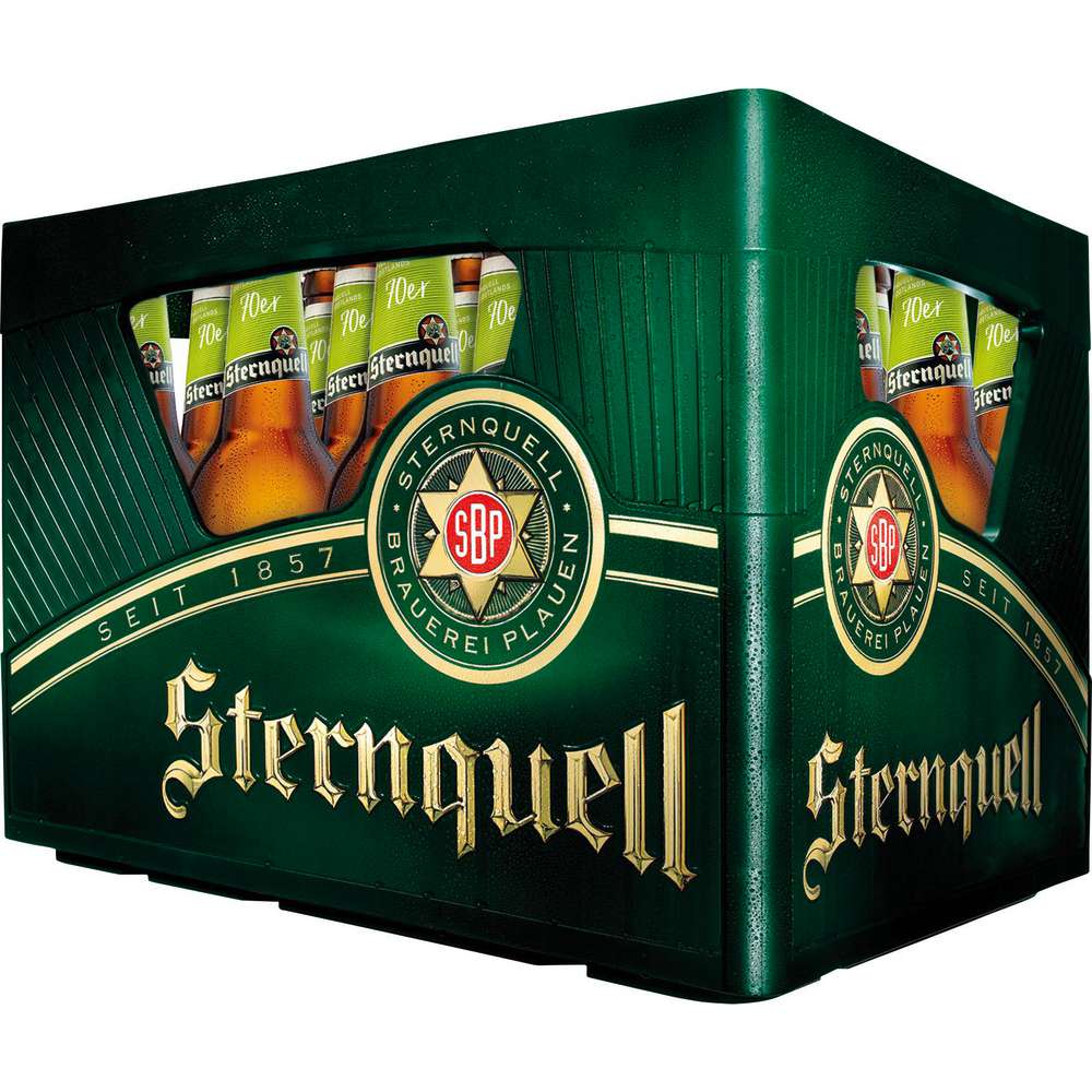 Produktabbildung Sternquell Pilsener Bier 70er 4,9% (20x 0,500 Liter)