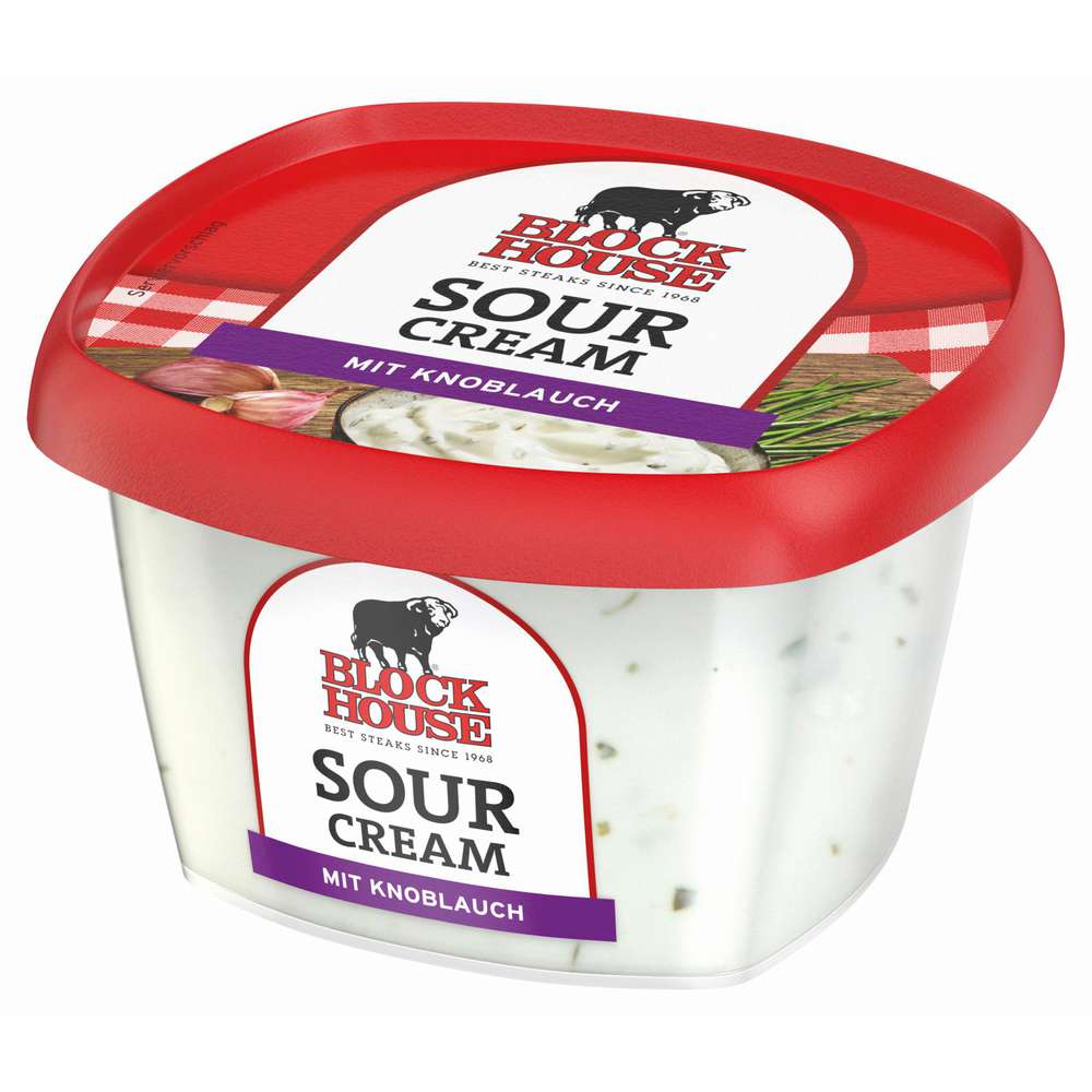 Produktabbildung Block House Sour Cream Dip, Knoblauch