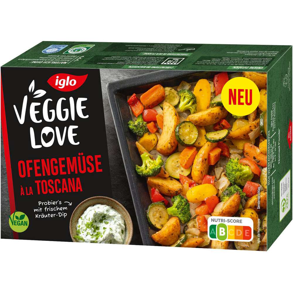 Produktabbildung Iglo Veggie Love Ofengemüse à la Toscana