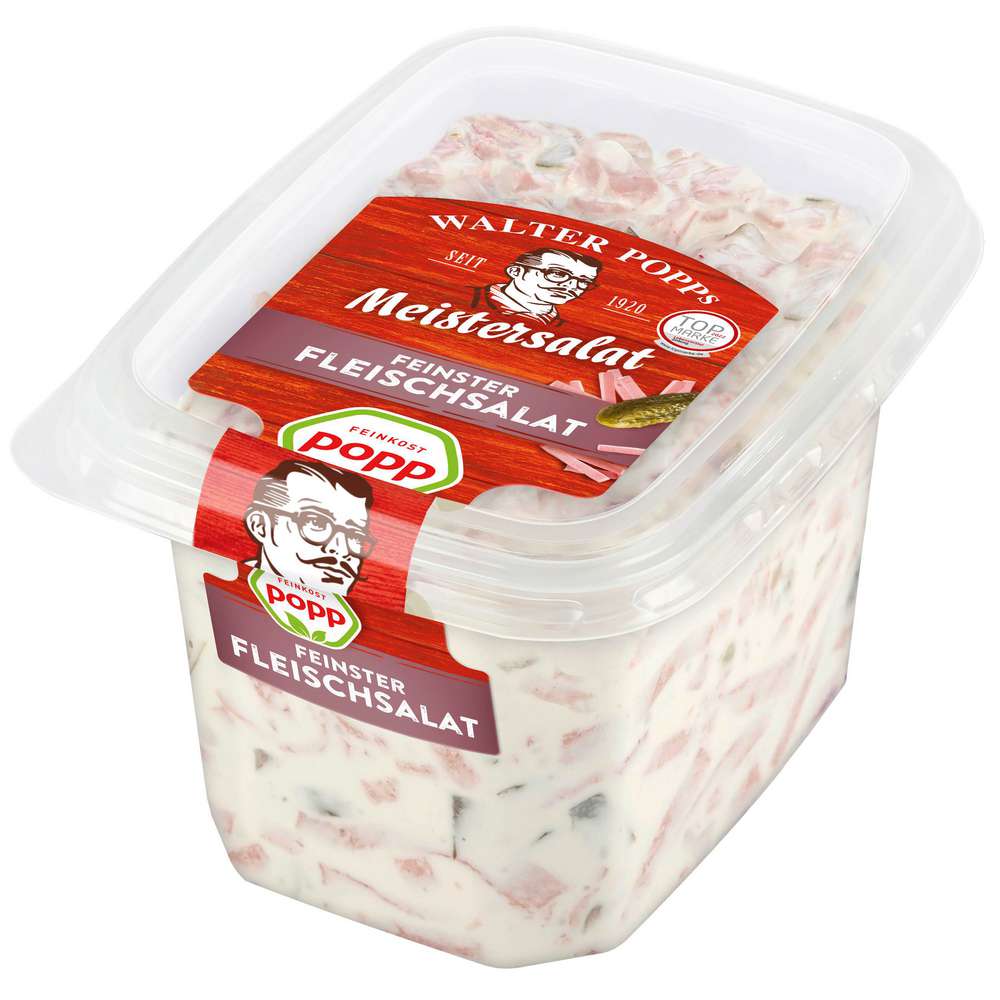 Produktabbildung Popp Feinster Fleischsalat Meistersalat