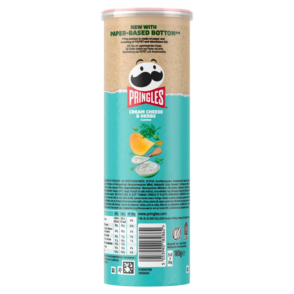 Produktabbildung Pringles Chips, Cream Cheese & Herbs
