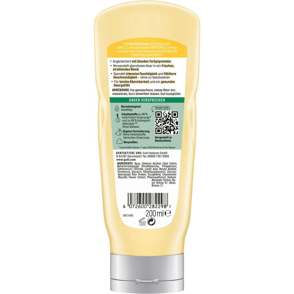 Produktabbildung Guhl Spülung Blond Faszination, weiße Orchidee