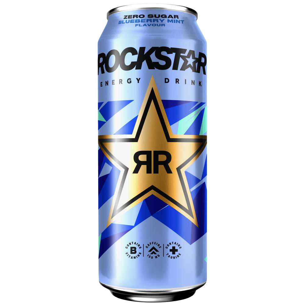 Produktabbildung Rockstar Energy Drink Zero,  Blueberry Mint