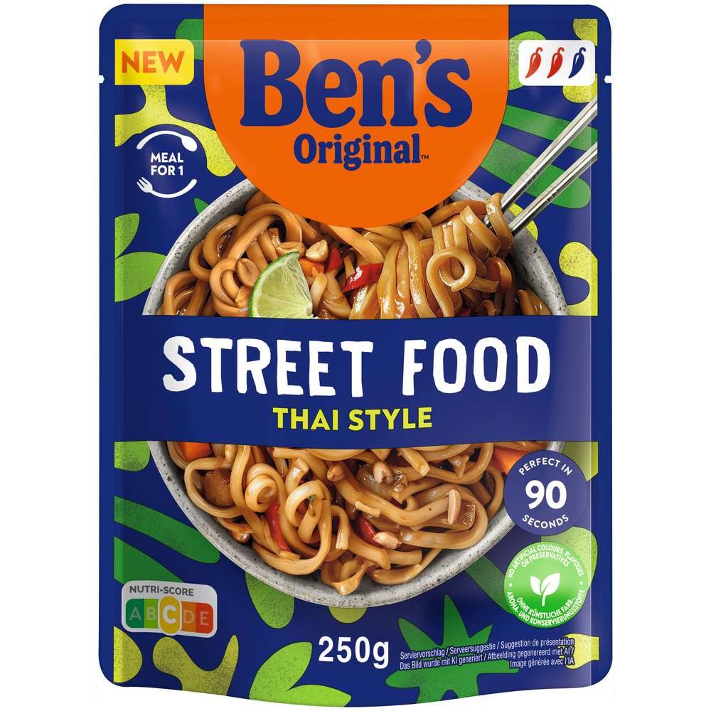 Produktabbildung BEN'S ORIGINAL Fertiggerichte Street Food, Thai Style
