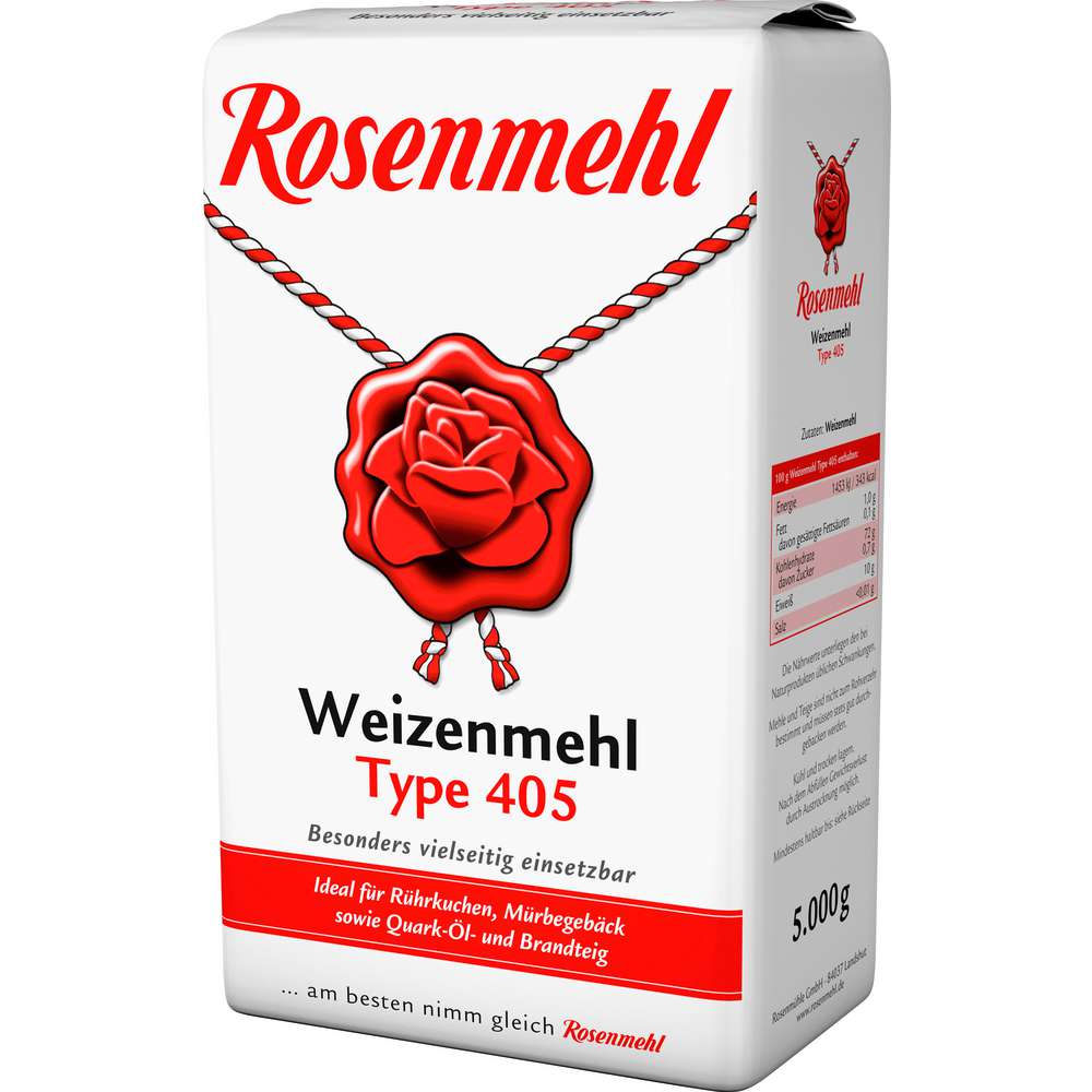 Produktabbildung Rosenmehl Weizenmehl, Typ 405