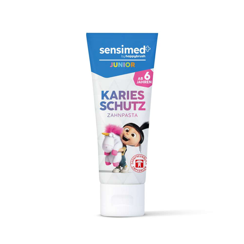 Produktabbildung happybrush Zahnpasta Junior Kariesschutz
