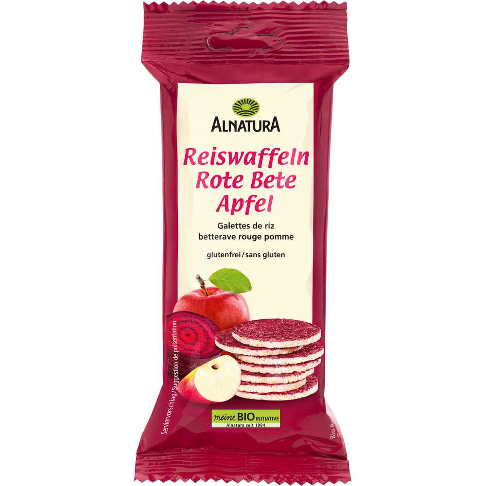 Produktabbildung Alnatura Bio Reiswaffeln Rote Bete Apfel