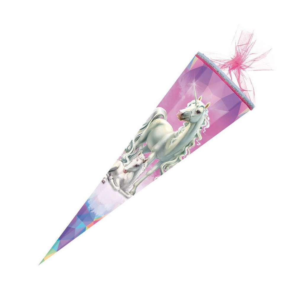Produktabbildung Nestler GmBh Schultüte, 85 cm, Einhorn Märchenwald