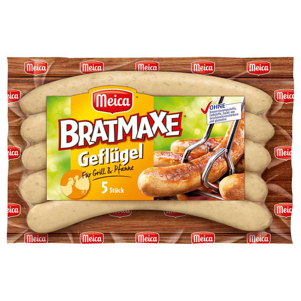 Produktabbildung Meica Bratmaxe, Geflügelwürstchen