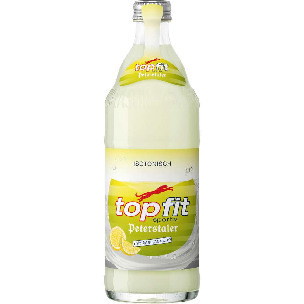 Produktabbildung Peterstaler Quelle Isotonisches Sportgetränk top fit, Zitrone-Grapefruitgeschmack