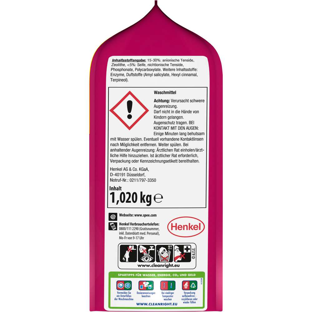 Produktabbildung Spee Color-Waschmittel Megaperls