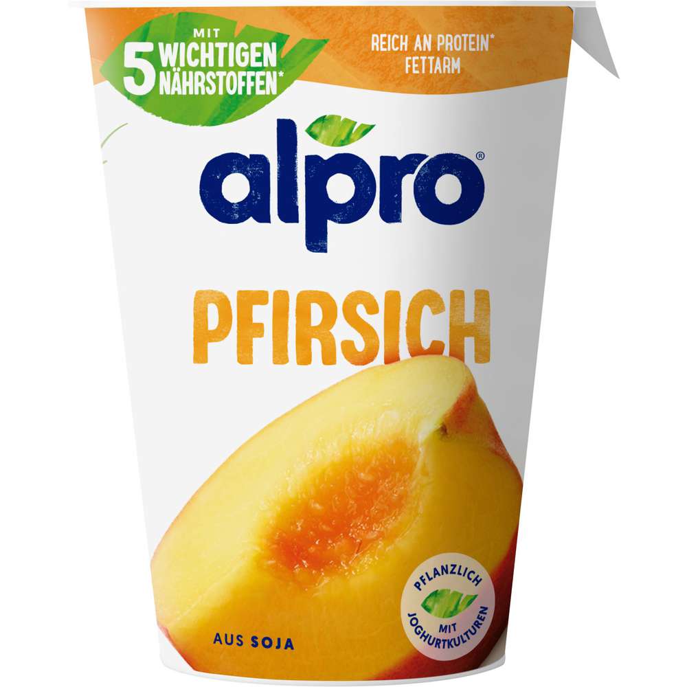 Produktabbildung Alpro Soya-Joghurtalternative, Pfirsich